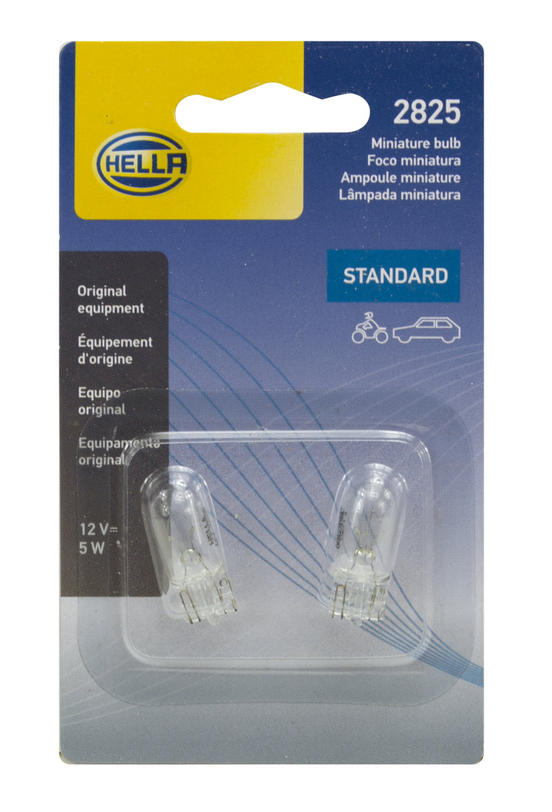 Hella Bulb 2825 12V 5W 4Cp W21X95D T325 (2) Bulbs Hella