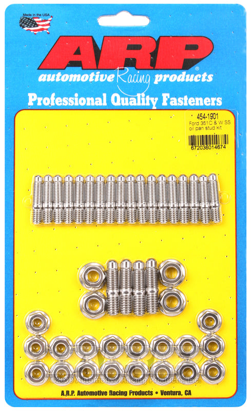 ARP Ford 351C and W SS Oil Pan Stud Kit Hardware Kits - Other ARP