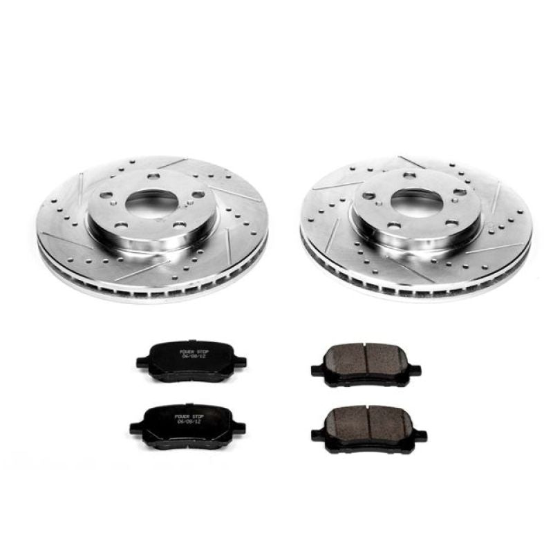 Power Stop 97-01 Lexus ES300 Front Z23 Evolution Sport Brake Kit Brake Kits - Performance D&S PowerStop