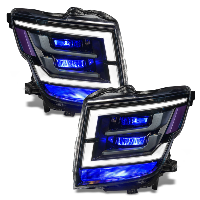 Oracle 21-22 Nissan Titan Demon Eye RGB Headlight Upgrade Kit - ColorSHIFT w/o Controller Headlights ORACLE Lighting