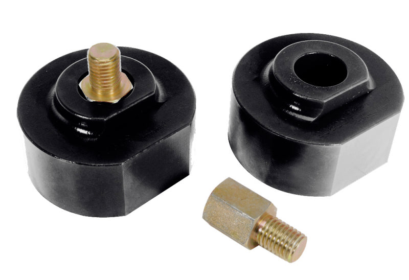 Prothane 99-09 Ford F250/350 2wd Front Coil Spring 2in Lift Spacer - Black Spring Insulators Prothane