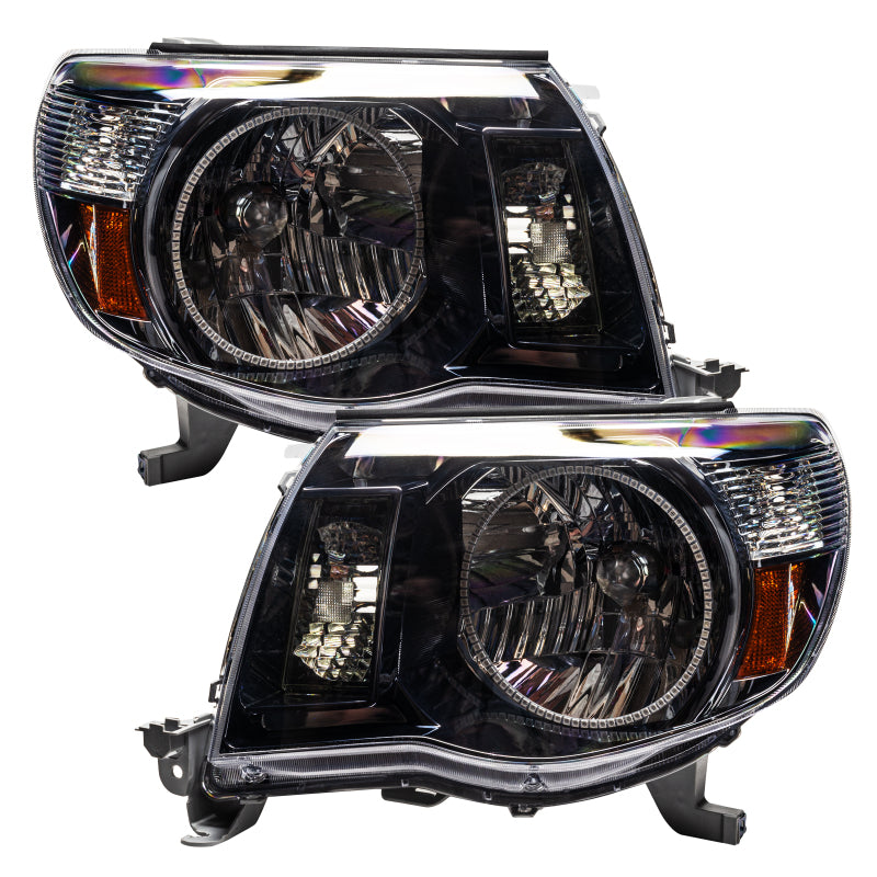 Oracle 05-11 Toyota Tacoma SMD HL - Black - ColorSHIFT w/ BC1 Controller Headlights ORACLE Lighting