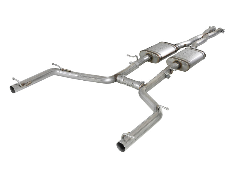 aFe MACH Force-Xp 2-1/2in 304 SS Cat-Back Exhaust 15-19 Dodge Challenger V6-3.6L - Raw Tip Catback aFe
