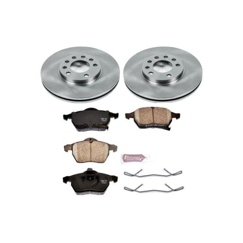 Power Stop 99-03 Saab 9-3 Front Autospecialty Brake Kit Brake Kits - OE PowerStop