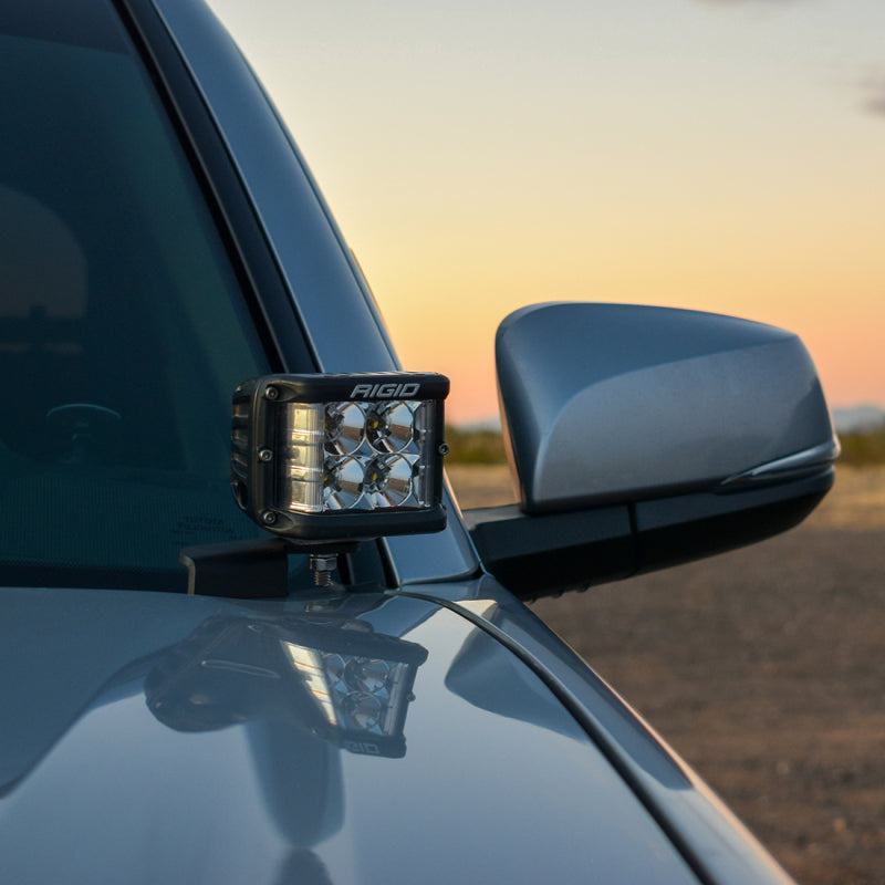 Rigid Industries 16-20 Toyota Tacoma A-Pillar Light Kit w/D-SS Flood Light Bars & Cubes Rigid Industries