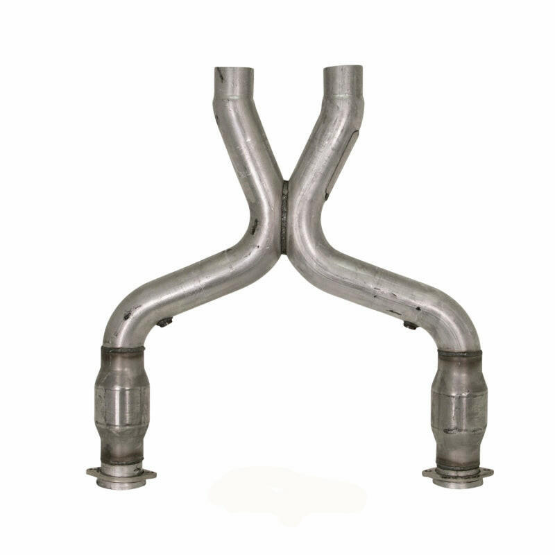 BBK 11-14 Mustang 5.0 Short Mid X Pipe With Catalytic Converters 3.0 For BBK Long Tube Headers X Pipes BBK