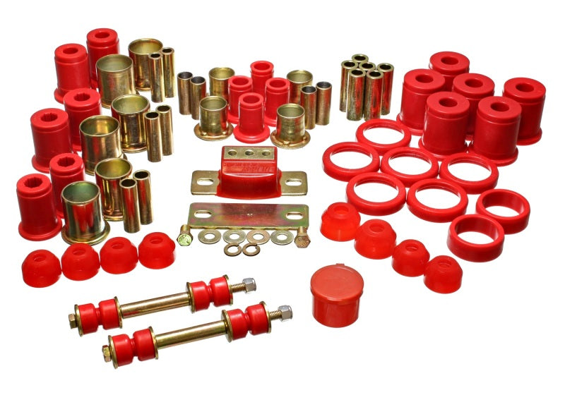 Energy Suspension 80-90 Chevrolet Belair/Biscayne/Caprice/Impala/Station Wagon Red Hyper-flex Master Bushing Kits Energy Suspension