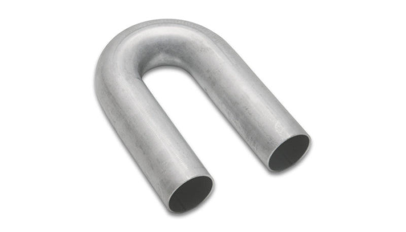 Vibrant 321 Stainless Steel 180 Degree Mandrel Bend 2.25in OD x 3.375in CLR 16 Gauge Wall Thickness Steel Tubing Vibrant