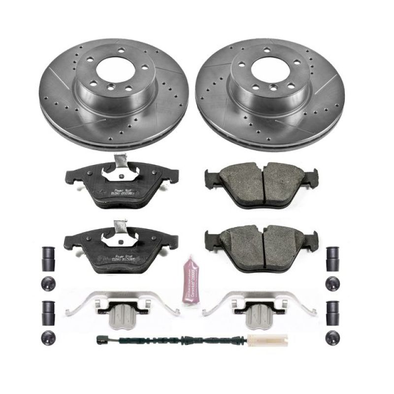 Power Stop 13-15 BMW X1 Front Z23 Evolution Sport Brake Kit Brake Kits - Performance D&S PowerStop