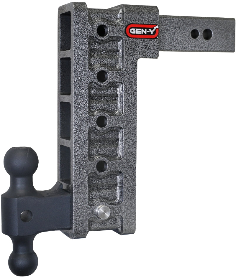 Gen-Y Mega Duty 2.5in Shank 12in Drop 3.5K TW 32K Hitch w/GH-0161 Dual-Ball Hitch Receivers GEN-Y Hitch