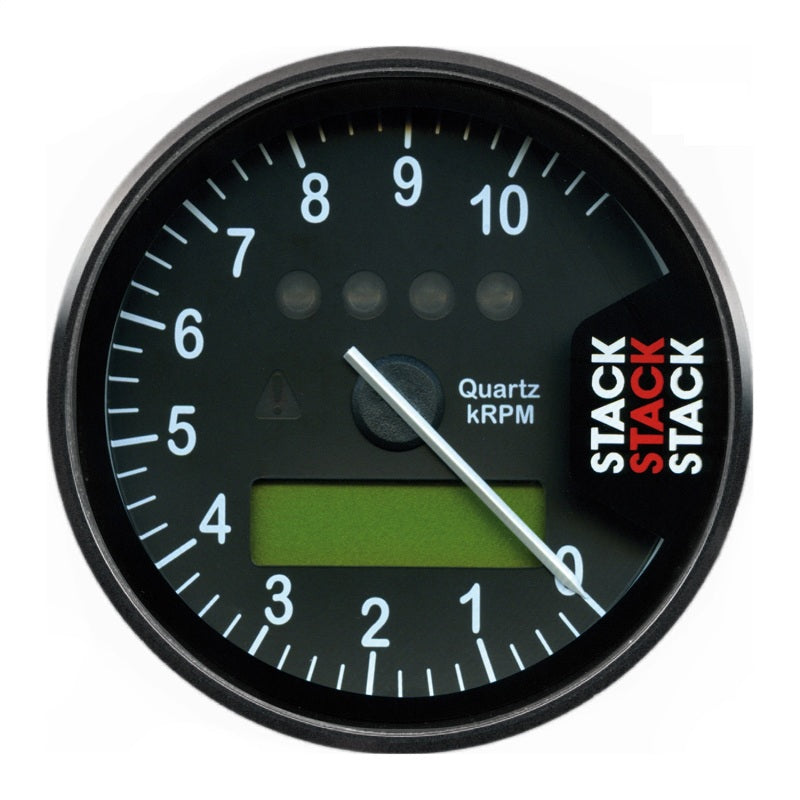 Autometer Stack Display Tachometer 0-10.75K RPM - Black Gauges AutoMeter