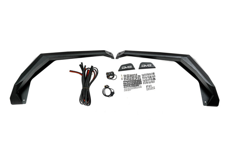 DV8 Offroad 18-25 Jeep Wrangler JL Armor Fender Flares Fenders DV8 Offroad