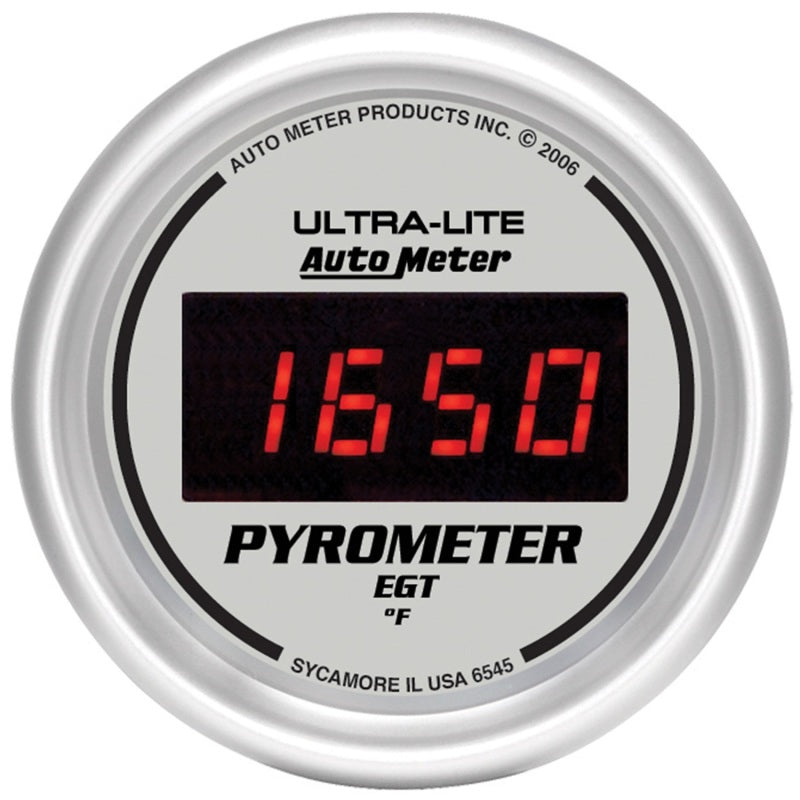 Autometer Ultra-Lite 52MM 0-2000 Degree Digital Pyrometer Gauges AutoMeter