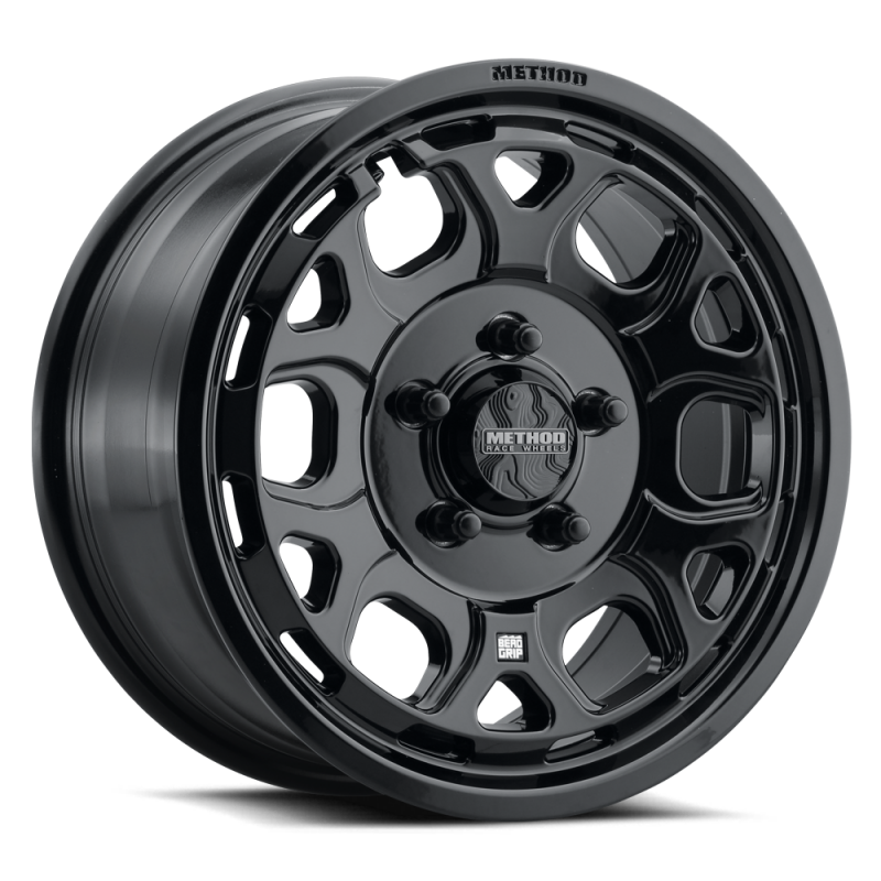 Method MR416 Bead Grip 15x7 / 5x4.5 / 55mm Offset / 68.00mm CB / Gloss Black Wheel Wheels - Cast Method Wheels