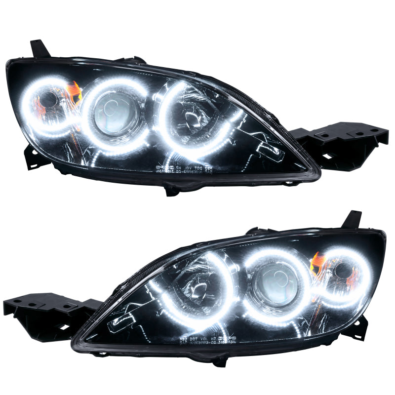 Oracle 04-09 Mazda 3 SMD HL - Hatchback - Halogen Style - White Headlights ORACLE Lighting