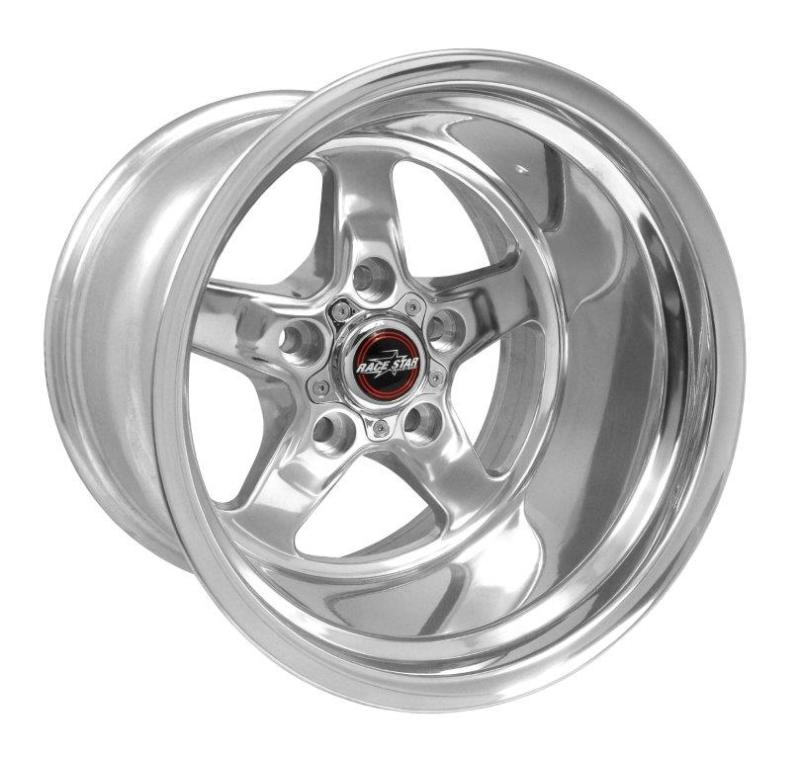 Race Star 92 Drag Star 15x12.00 5x4.75bc 4.00bs Direct Drill Polished Wheel Wheels - Cast Race Star