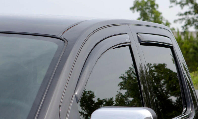 AVS 15-18 Chevy Colorado Crew Cab Ventvisor In-Channel Front & Rear Window Deflectors 4pc - Smoke Wind Deflectors AVS