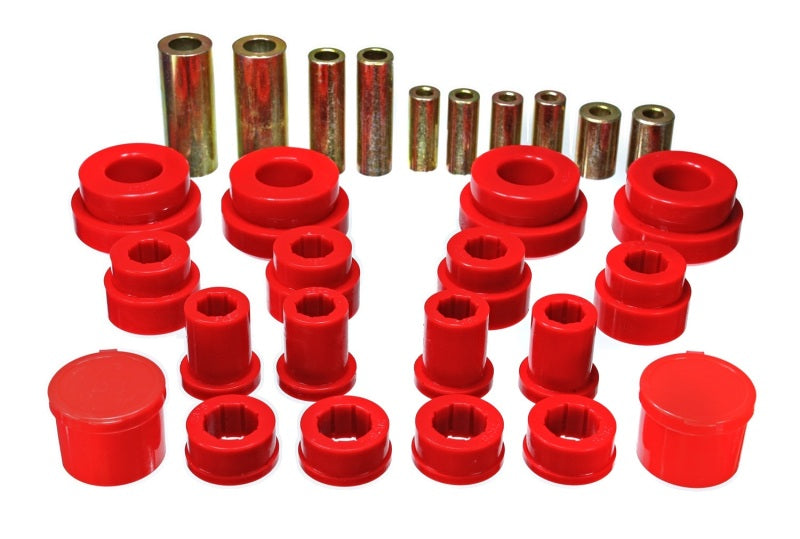 Energy Suspension 02-09 350Z / 03-07 Infiniti G35 Red Front Control Arm Bushing Set Bushing Kits Energy Suspension