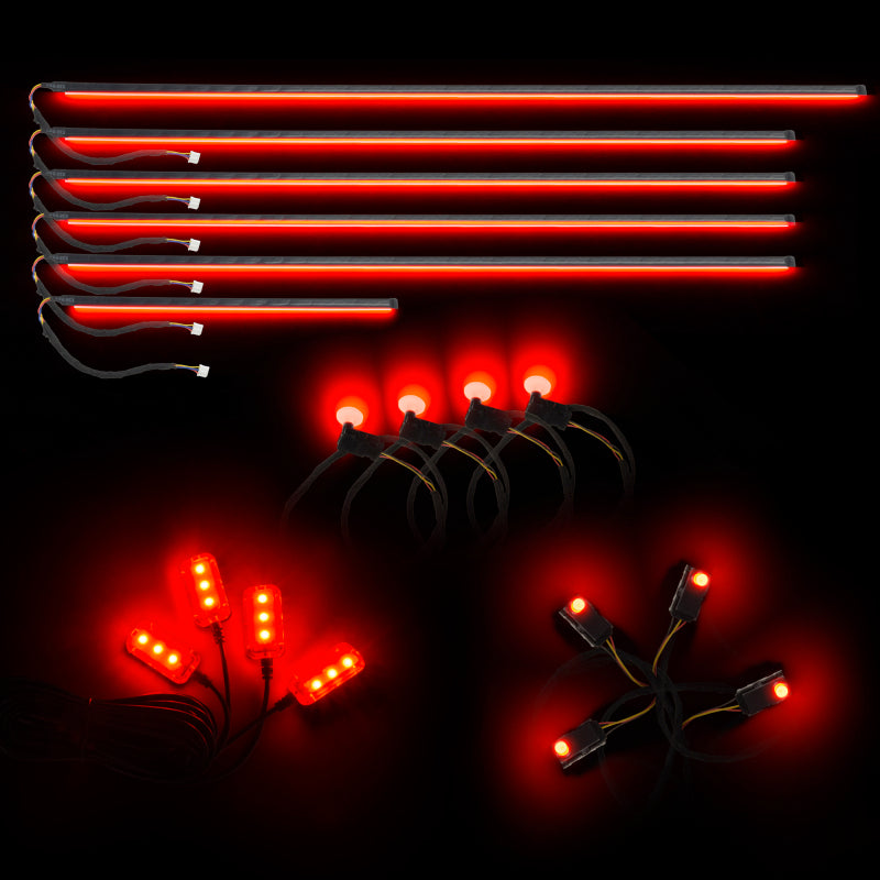 Oracle Lighting Dynamic Colorshift 18 Piece Universal Full LED Interior Dash Board Kit Light Strip LED ORACLE Lighting