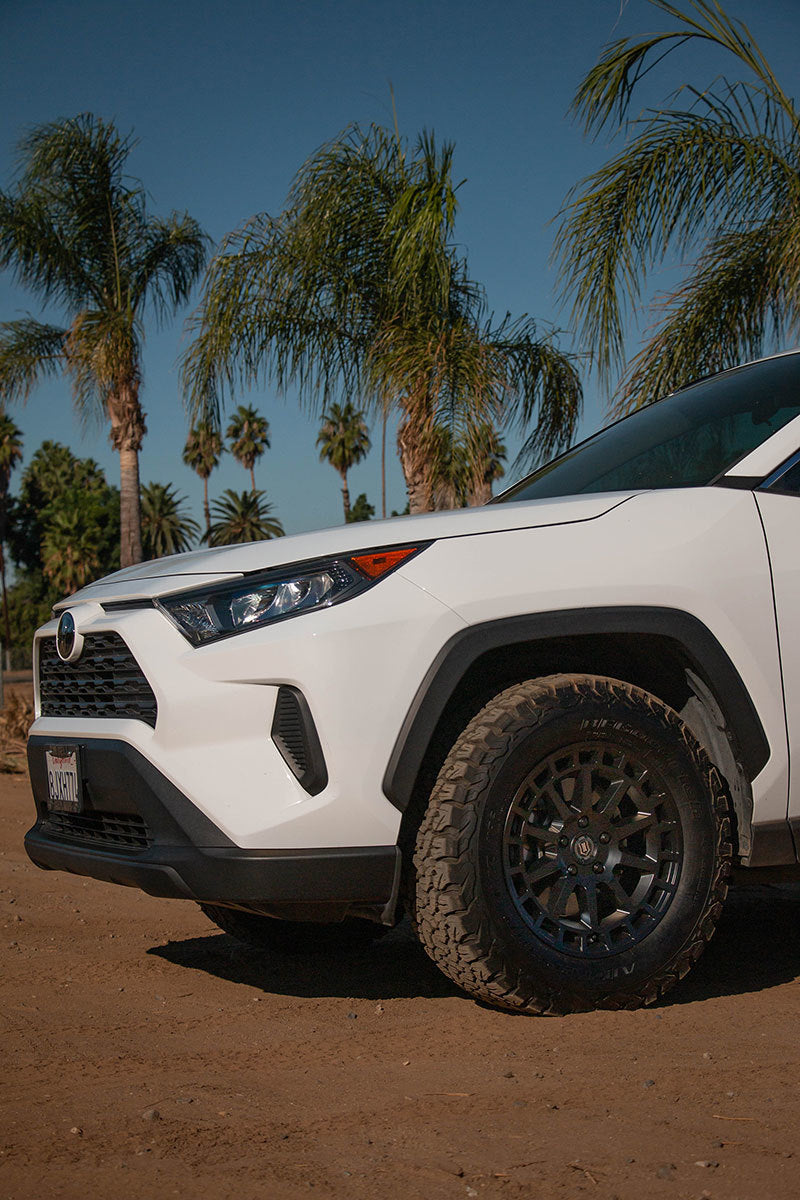 ICON Journey 17x8 5x4.5 38mm Offset 6in BS Satin Black Wheel Wheels - Cast ICON