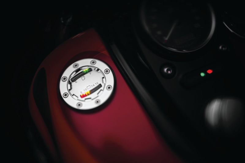 Kuryakyn Informer LED Fuel & Battery Gauge Chrome Gauges Kuryakyn