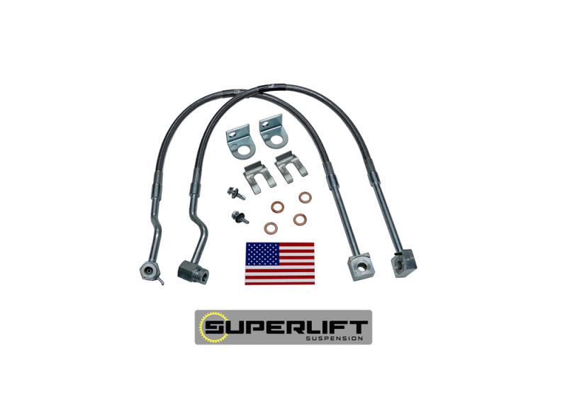 Superlift 87-90 Ford Ranger Explorer and Bronco II w/ 4-6in Lift Kit Bullet Proof Brake Hoses Brake Line Kits Superlift