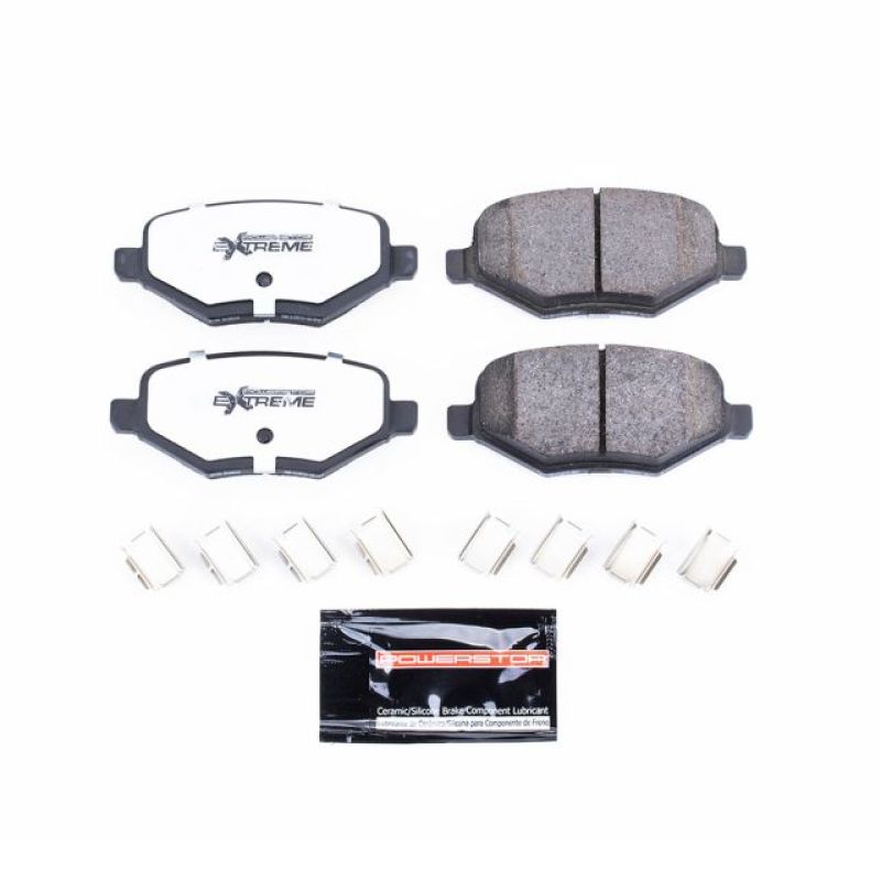 Power Stop 14-15 Ford Edge Rear Z36 Truck & Tow Brake Pads w/Hardware Brake Pads - Performance PowerStop