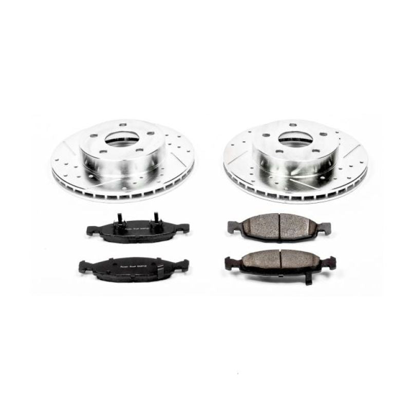 Power Stop 99-02 Jeep Grand Cherokee Front Z23 Evolution Sport Brake Kit Brake Kits - Performance D&S PowerStop