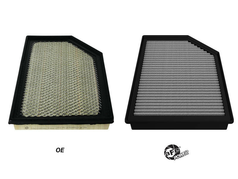 aFe MagnumFLOW Pro DRY S OE Replacement Filter 22-23 Jeep Grand Wagoneer V8-6.4L Air Filters - Direct Fit aFe