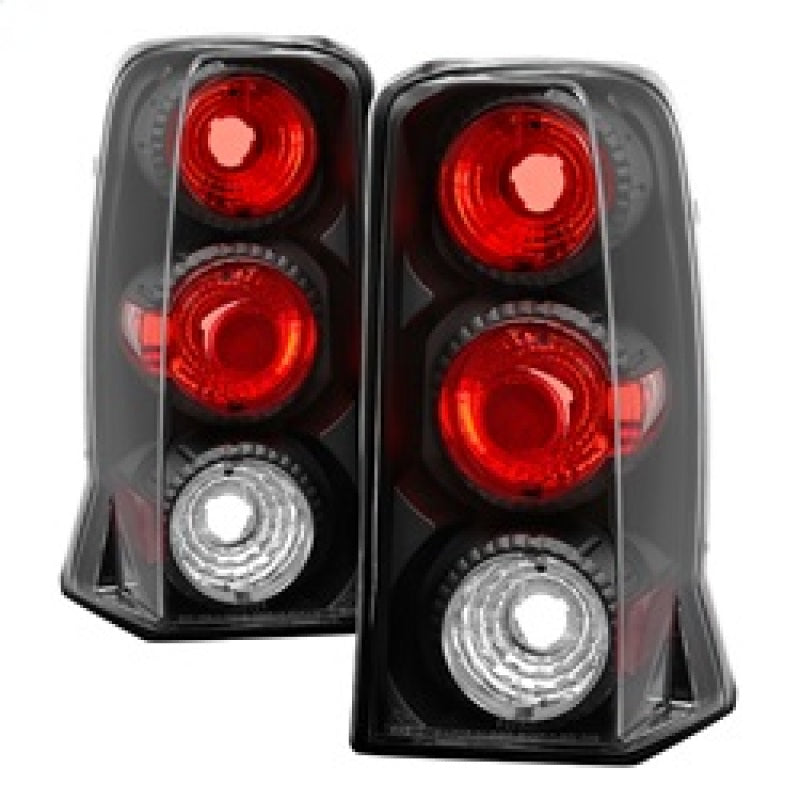 Spyder Cadillac Escalade SUV (Not EXT)02-06 Euro Style Tail Lights Black ALT-YD-CE02-BK Tail Lights SPYDER