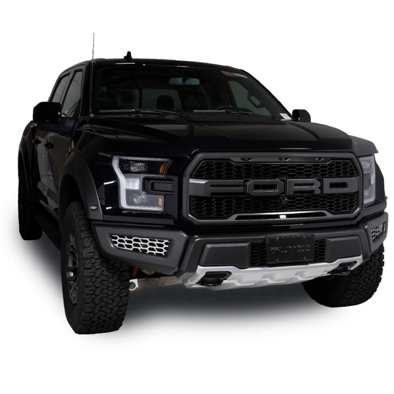 Putco 18-20 Ford F-150 Raptor - Hex Shield - Polished SS Bumper Grille Inserts Grilles Putco