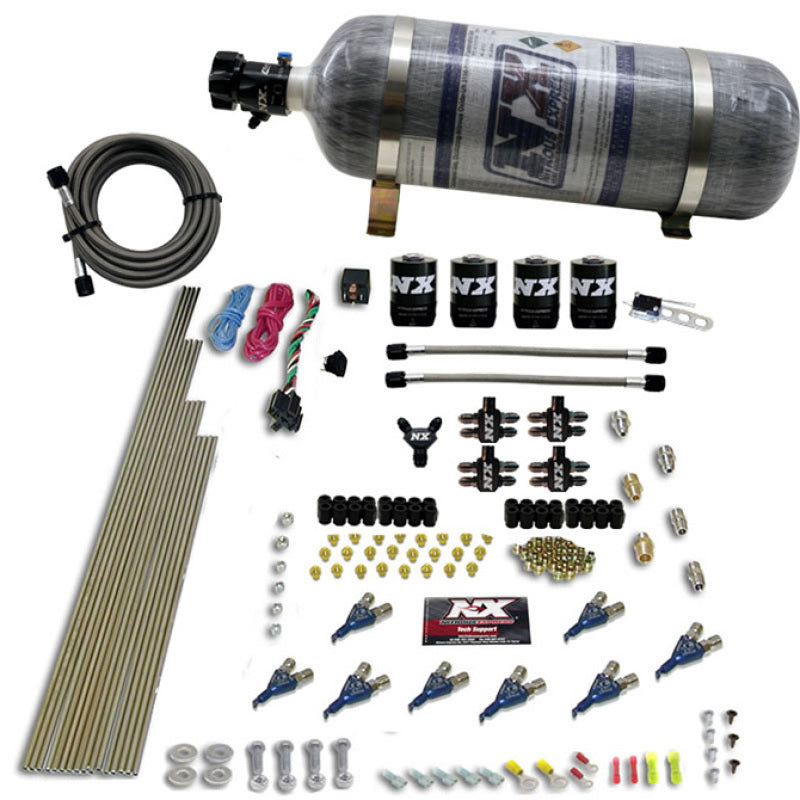 Nitrous Express 8 Cyl Alcohol Nitrous Kit (250-550HP) w/Composite Bottle Nitrous Systems Nitrous Express