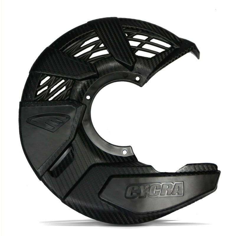 Cycra 15+ Yamaha WR250F Disc Cover - Black Plastics Cycra