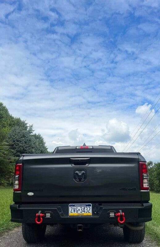 Fishbone Offroad 2019+ Ram 1500 Rear Bumper - Black Bumpers - Steel Fishbone Offroad