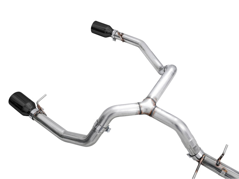 AWE Tuning 4th Gen GM 1500 5.3L 0FG Cat-Back Split Rear Exit (Flat Bumper) - Dual Diamond Tips Catback AWE Tuning