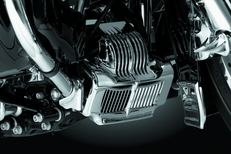 Kuryakyn Oil Cooler Cover 11-16 Touring Chrome Other Body Components Kuryakyn