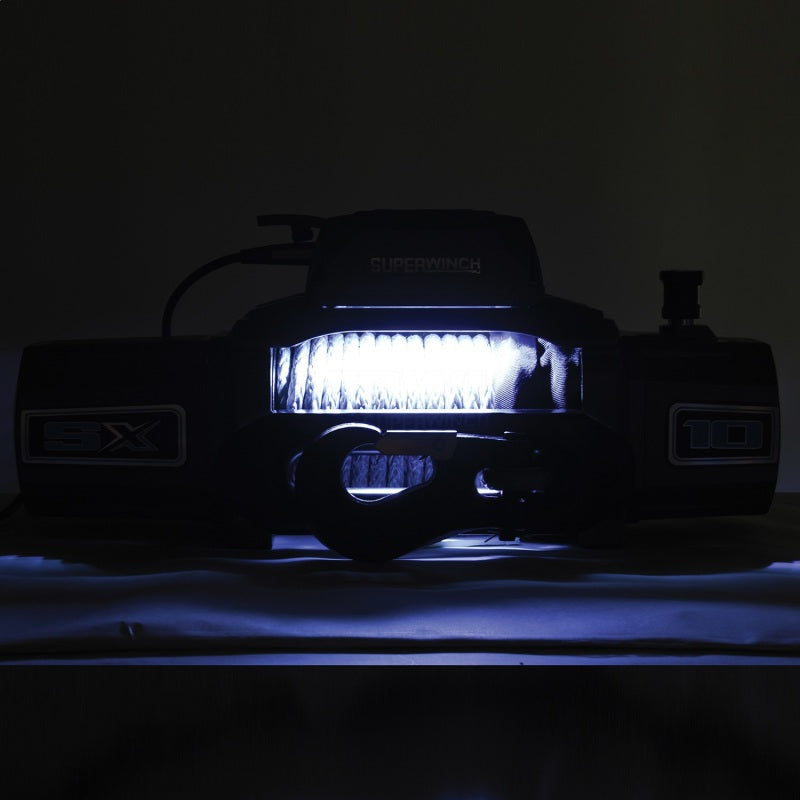 Superwinch 12000 LBS 12V DC 3/8in x 80ft Synthetic Rope SX 12000SR Winch - Graphite Winches Superwinch
