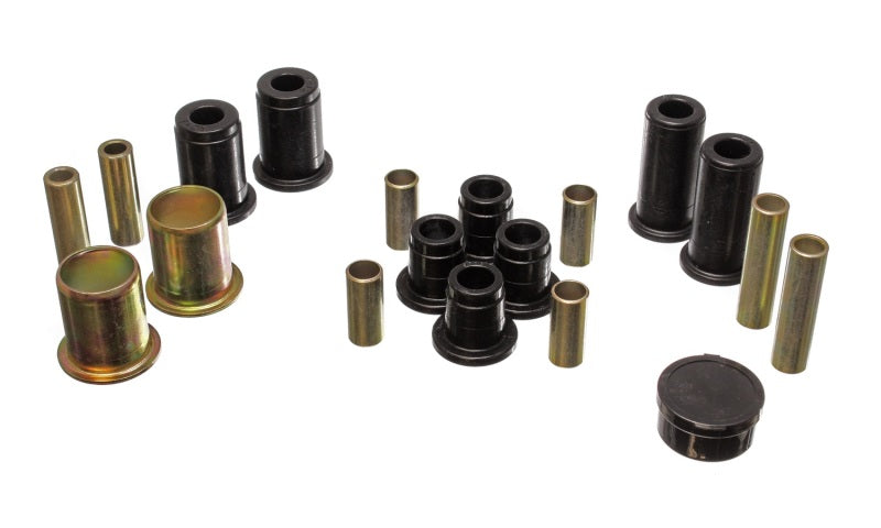 Energy Suspension 87-96 Dodge Dakota 2WD Black Front End Control Arm Bushing Set Bushing Kits Energy Suspension