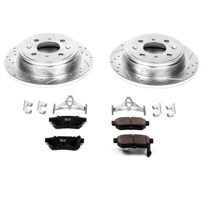Power Stop 90-01 Acura Integra Rear Z23 Evolution Sport Brake Kit Brake Kits - Performance D&S PowerStop