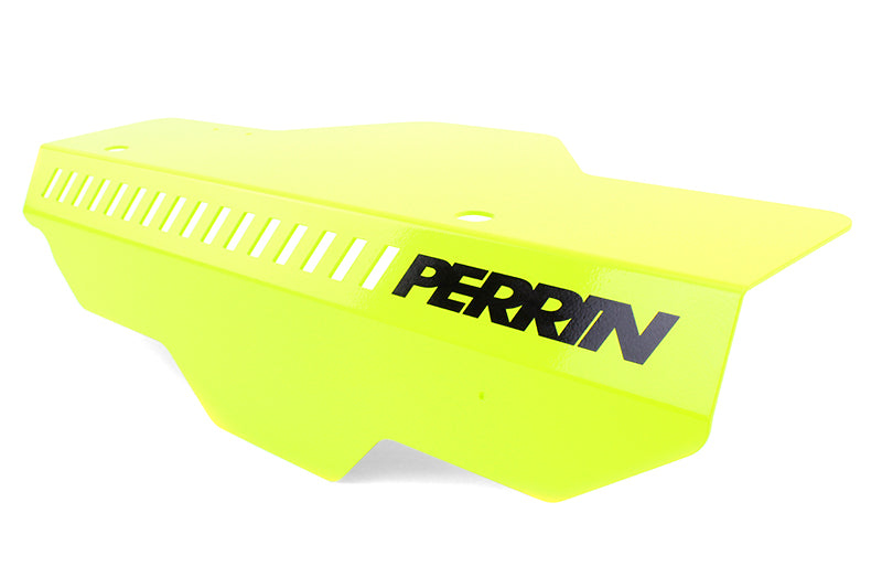 PERRIN 02-14 Subaru WRX / 04-21 STI / 08-11 Impreza Pulley Cover - Neon Yellow Engine Covers Perrin Performance