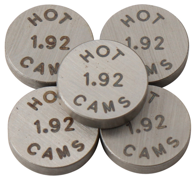 Hot Cams Shim Kits 1.920mm Thickness - 5 Pack Valves Hot Cams