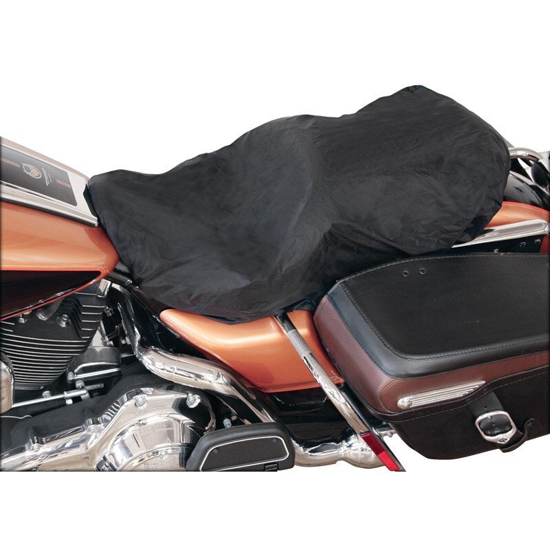 Mustang Harley Rain Covers Standard - Black Seat Covers Mustang Motorcycle