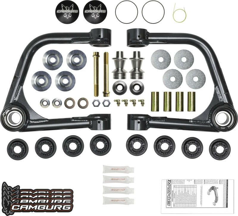 Camburg Ford Bronco 21-23 1.25in Performance Uniball Upper Arms (w/Covers) Suspension Arms & Components Camburg