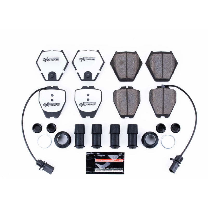 Power Stop 00-01 Audi A6 Quattro Front Z26 Extreme Street Brake Pads w/Hardware Brake Pads - Performance PowerStop