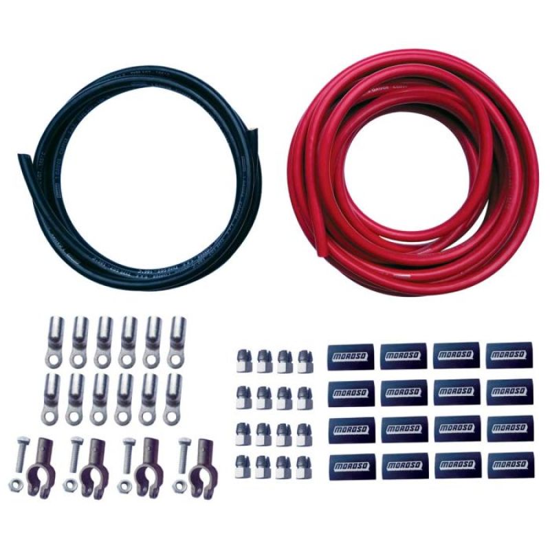 Moroso Remote/Dual Battery Cable Kit (w/Screw Terminals) Battery Accessories Moroso