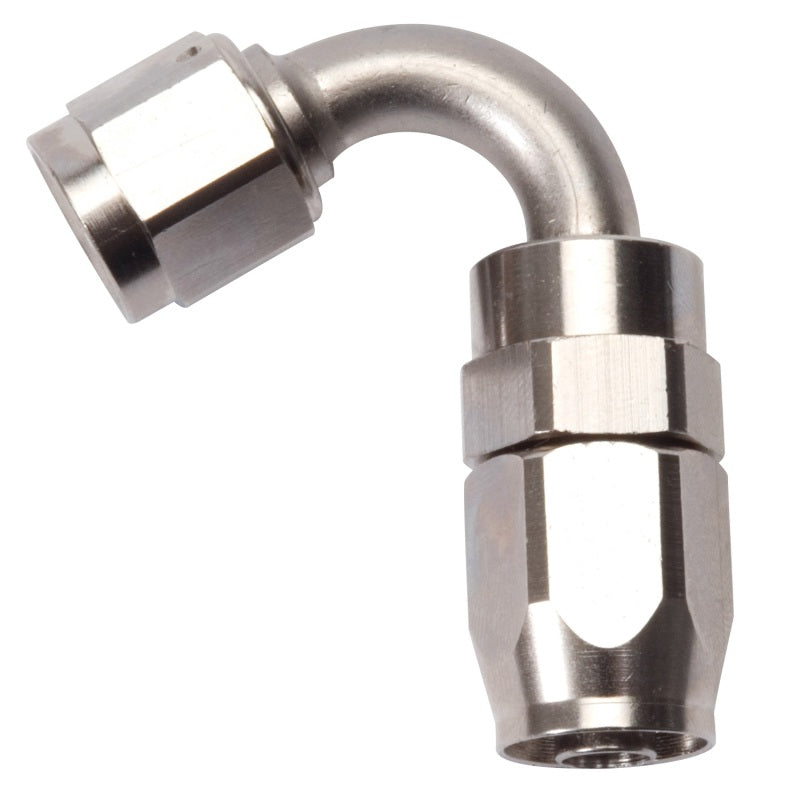 Russell Performance -6 AN Endura 120 Degree Full Flow Swivel Hose End (With 9/16in Radius) Fittings Russell