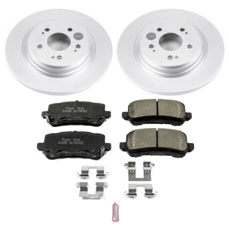 Power Stop 18-19 Honda Odyssey Rear Z17 Evolution Geomet Coated Brake Kit Brake Kits - Performance Blank PowerStop
