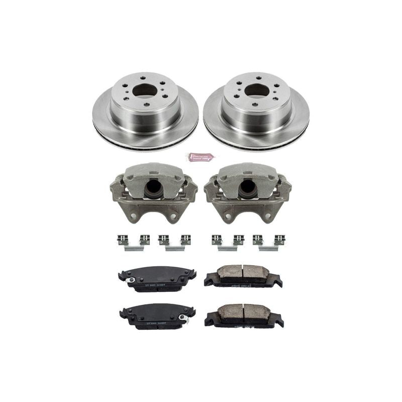 Power Stop 15-19 Cadillac Escalade Rear Autospecialty Brake Kit w/Calipers Brake Kits - OE PowerStop