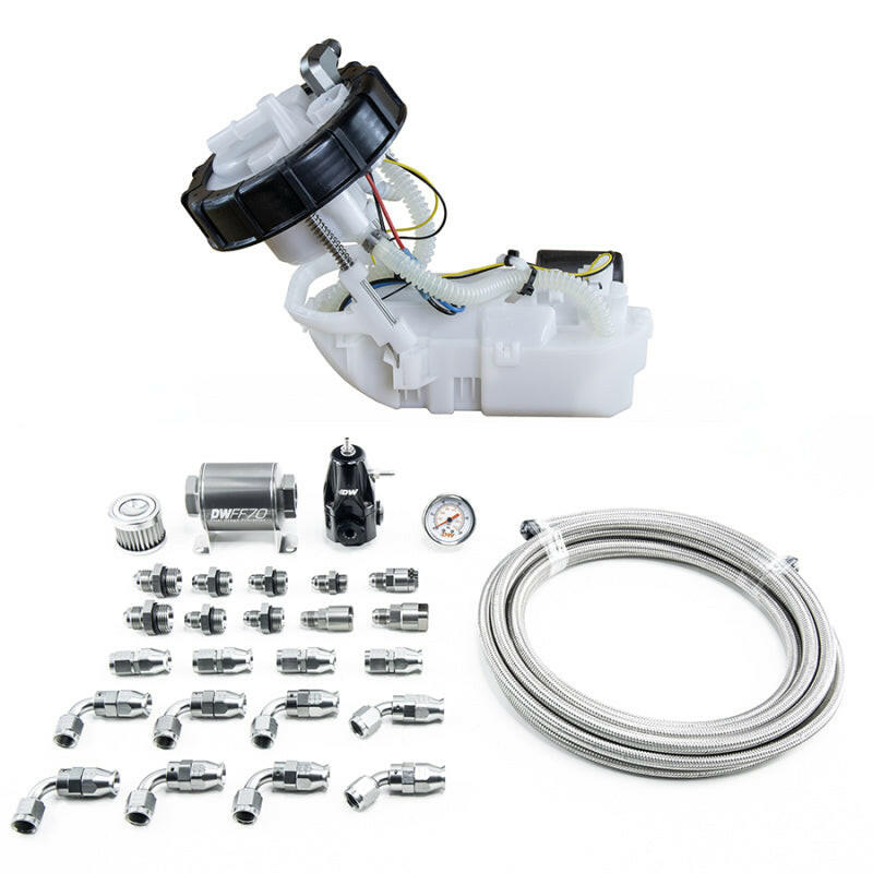 DeatschWerks 01-05 Honda Civic/02-06 Acura RSX DW400 Pump Module & Return Kit w/PTFE Fuel Lines Fuel Pumps DeatschWerks
