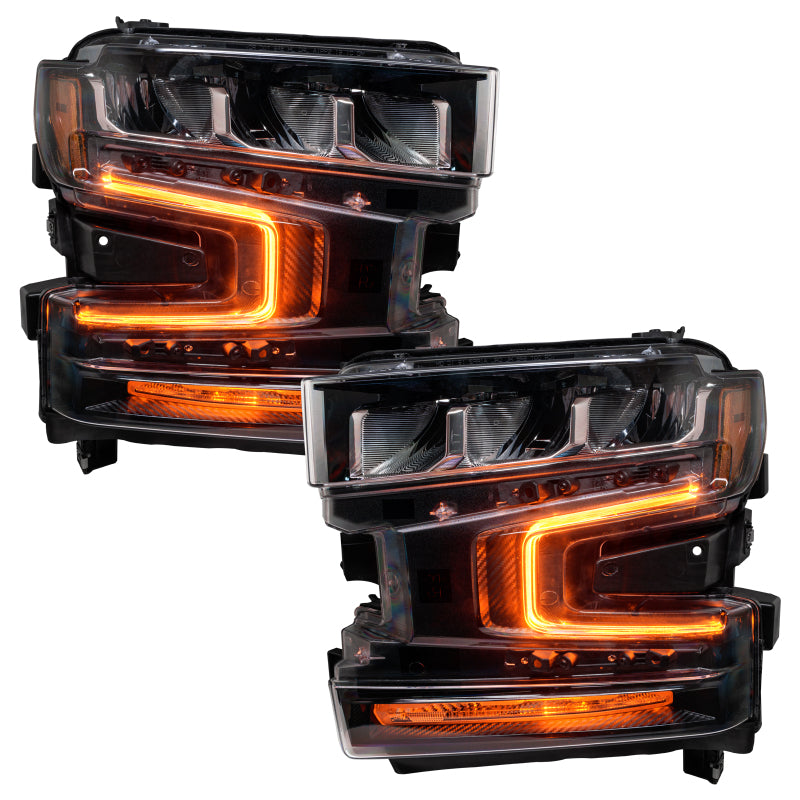 Oracle 19-21 Chevy Silverado 1500 RGB+W Headlight DRL Upgrade Kit - ColorSHIFT Headlights ORACLE Lighting